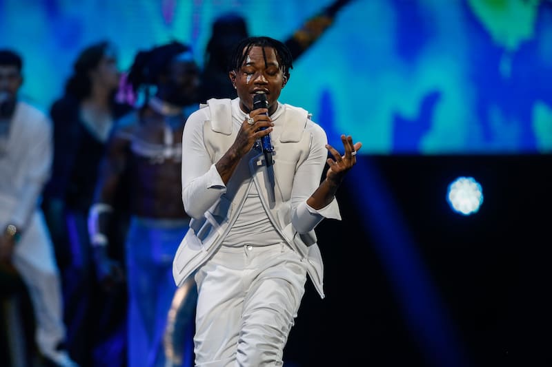 Vina del Mar, 23 de Febrero de 2023
El cantante Polima Westcoast se presenta en la quinta noche del Festival de Vina del mar 2023.
Cristobal Basaure/Aton Chile