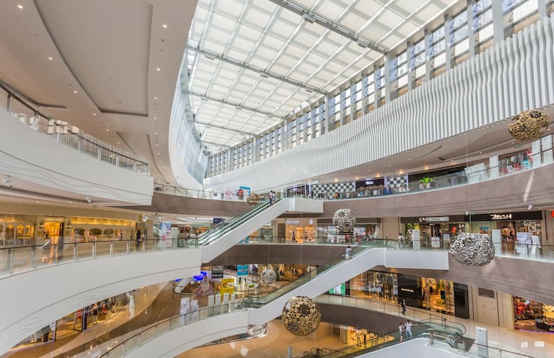 hay cerca de 30 malls de grandes dimensiones. (Foto: Freepik)