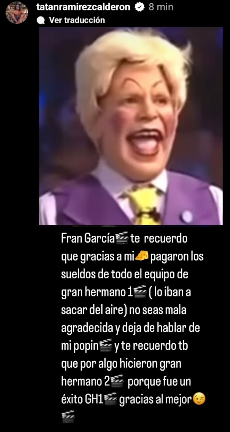 Historia de Sebastián Ramírez. Créditos: Instagram