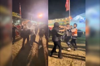 VIDEO | Primera noche de las ramadas del Sporting en Viña del Mar termina con golpes