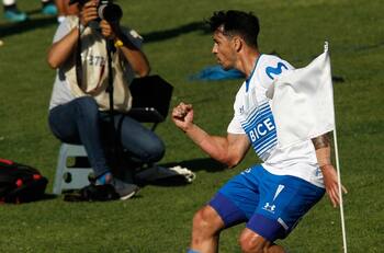 Zampedri espera volver al gol en la UC y retomar el camino para pillar a Lionel Messi