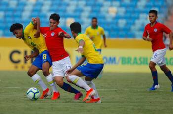 La 'Roja' S17 luchó pero no pudo ante la jerarquía de Brasil en amistoso