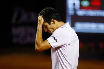 El momento exacto en que Cristián Garín abandonó el ATP de Santiago