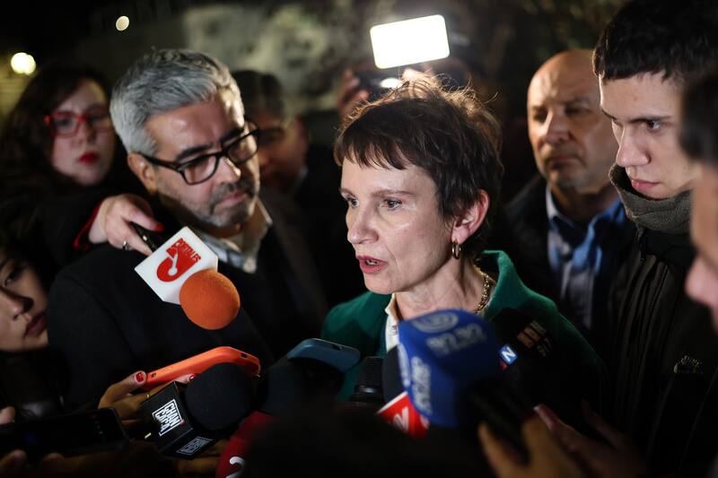 La candidata de la centro-izquierda reconoció la derrota. Javier Torres/Aton Chile