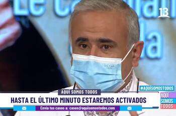 “Me cuesta un poquito”: Doctor Ugarte no pudo contener las lágrimas en el fin de “Aquí somos todos”