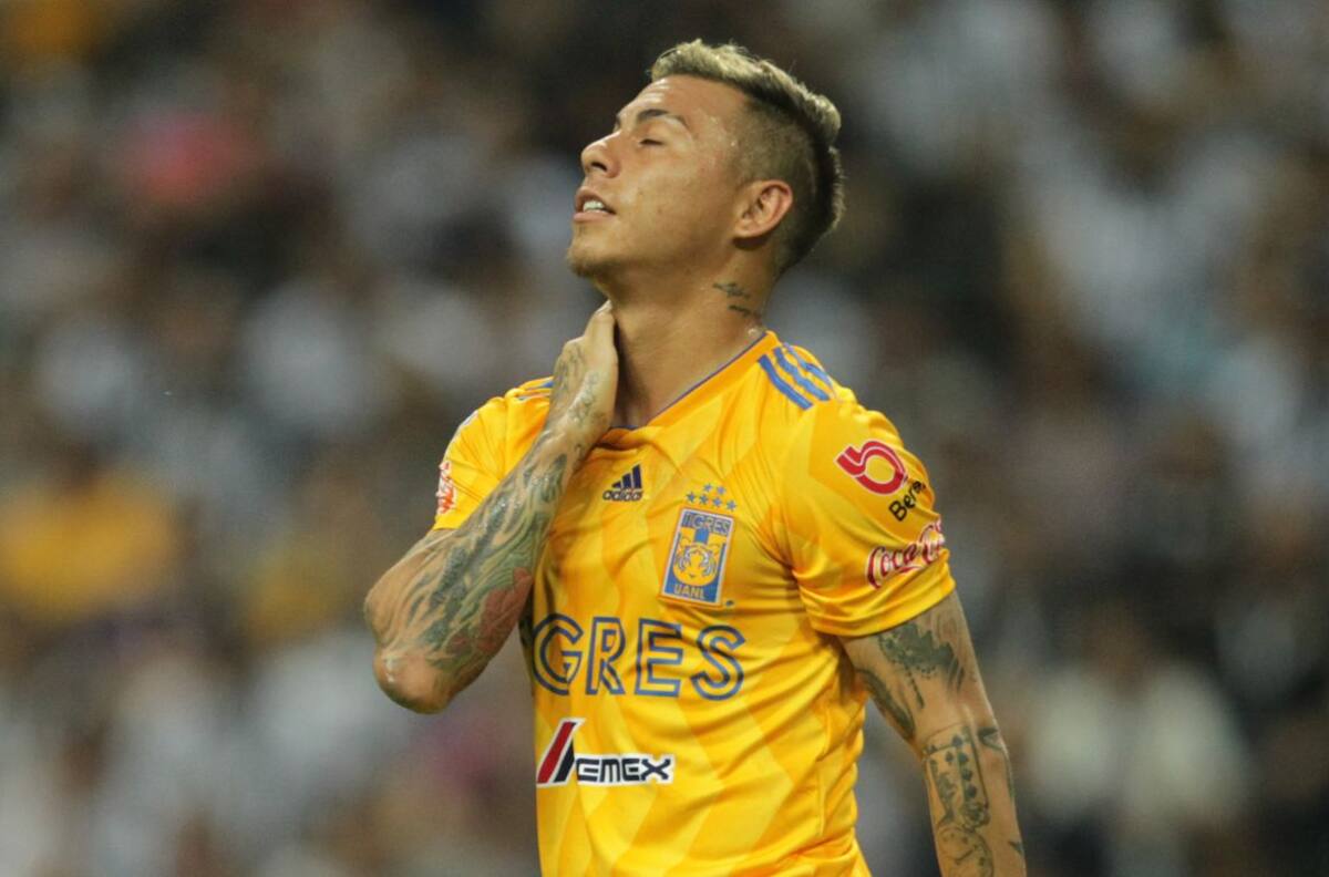 ¡Reventó el travesaño! Pudo ser golazo de Eduardo Vargas para Tigres