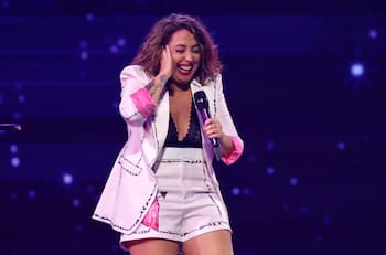 Competencia no llegó ni a los 3 puntos: ¿Cuánto rating marcó la rutina de Chiqui Aguayo en Viña 2025?