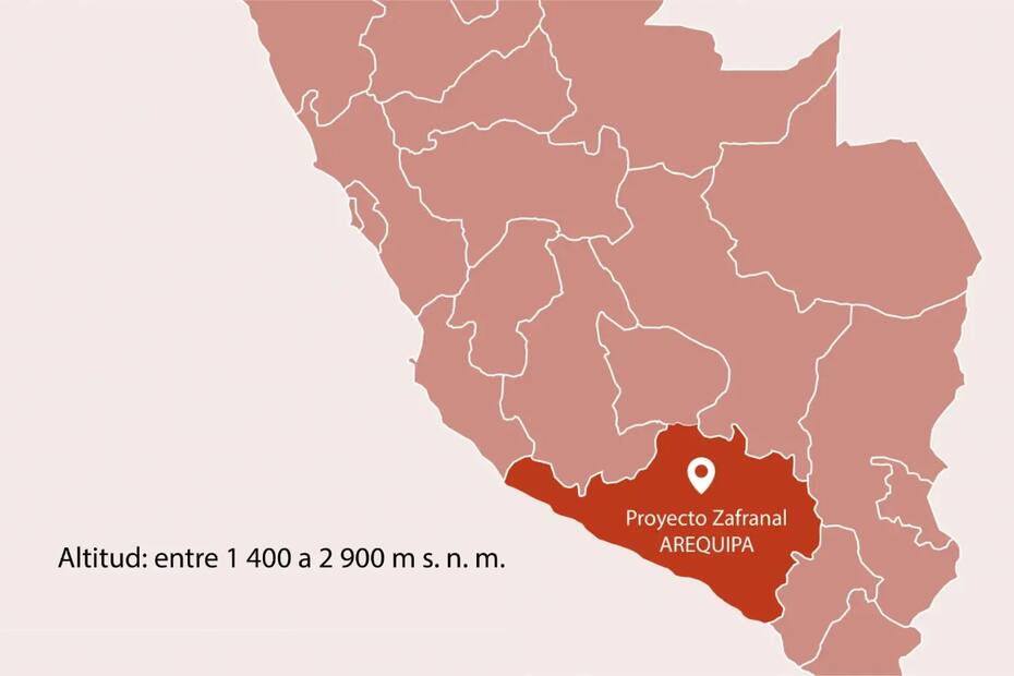 El proyecto se emplazará en el sur de Perú.