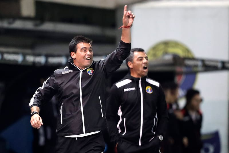 En Audax Italiano, versión 2018. La dupla Ribera-Solís y su primer paso por el club itálico, salvándolo del descenso.