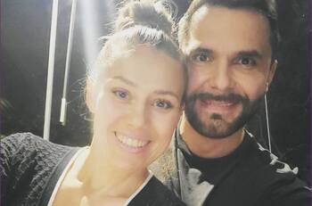 "Una copita": Álvaro Ballero y su esposa, Ludmila, tuvieron romántica velada