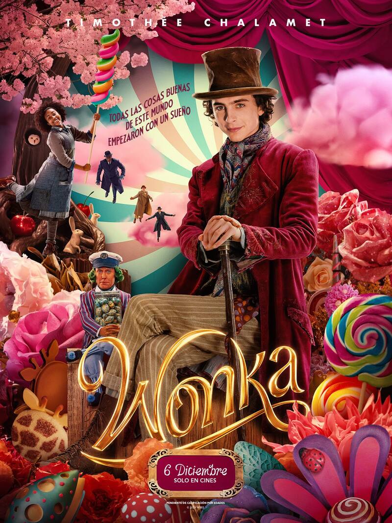 Wonka la película protagonizada por Timothée Chalamet llega a plataforma de streamig Max.