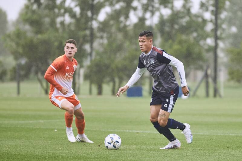 disputaron un amistoso que terminó en goleada para los cordobeses. Foto: @TiempoDeportiv8