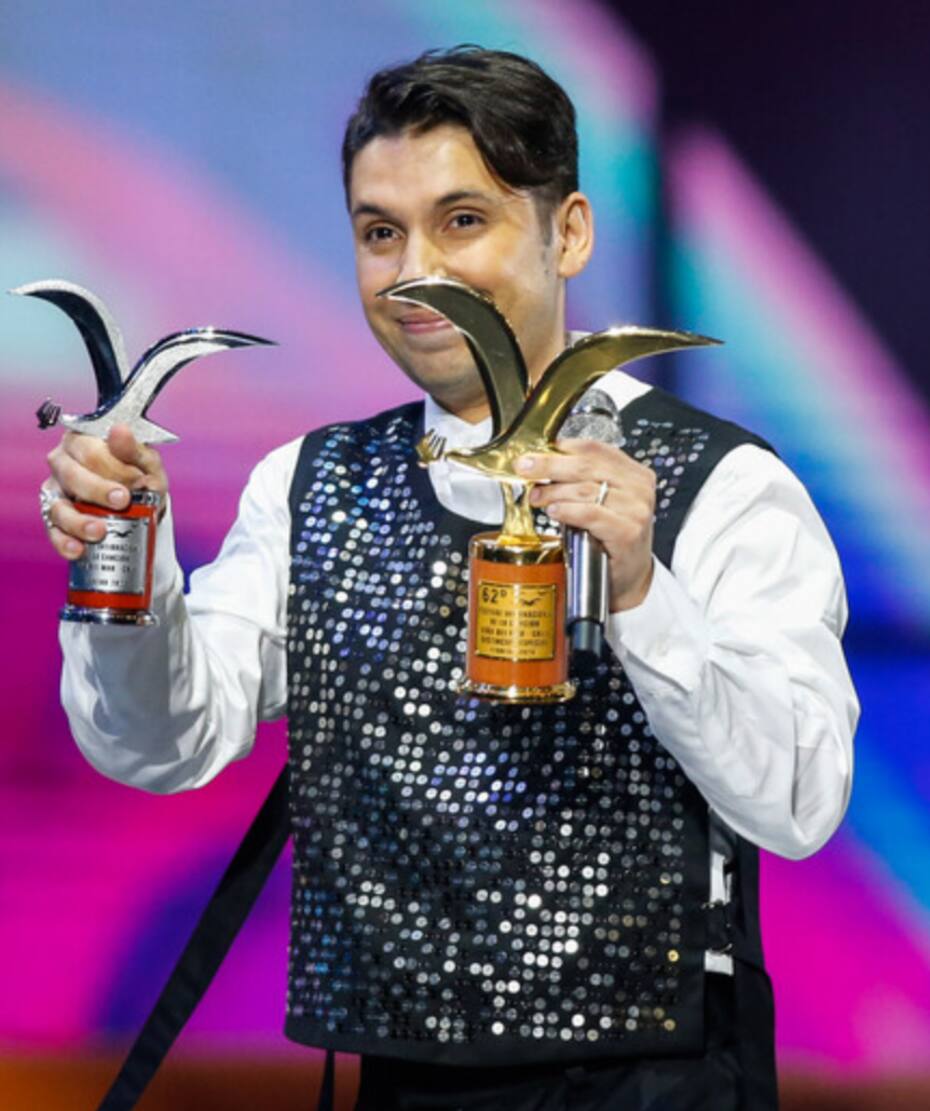 Se fue victorioso del Festival de Viña 2023. Créditos: AtonChile.