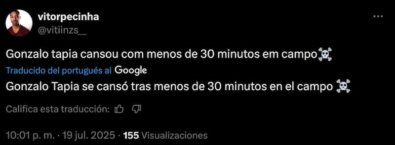 Esto dijo la gente por el debut del chileno.