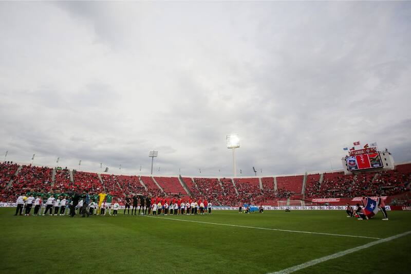 a medio llenar para el partido con Bolivia. Ante Venezuela, será distinto, pero gracias a la gran cantidad de aficionados a la Vinotinto que asistirán al recinto ñuñoíno. Foto: Agencia Aton.