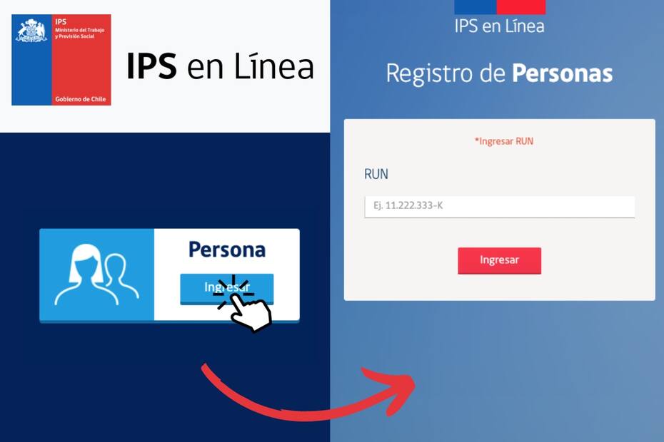 Revisa en esta plataforma la fecha y forma de pago de una pensión u otros beneficios. Créditos: Chile Atiende.