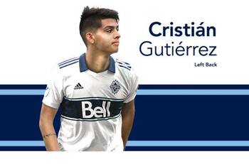 Cristián Gutiérrez partió al Vancouver Whitecaps de la MLS