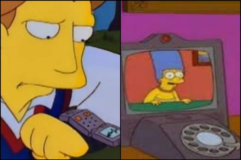 "Aaah, como en Los Simpson cuando...".