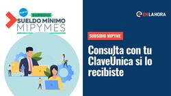 Subsidio Mipymes: ¿Cómo consultar a través de la ClaveÚnica si mi pyme recibió el aporte?