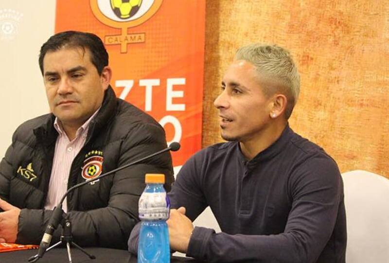 firmó en Cobreloa por 5 meses. Foto: Instagram Cobreloa.