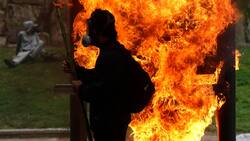 Mujer resultó herida por fuegos artificiales en incidentes derivados de marcha en la Alameda