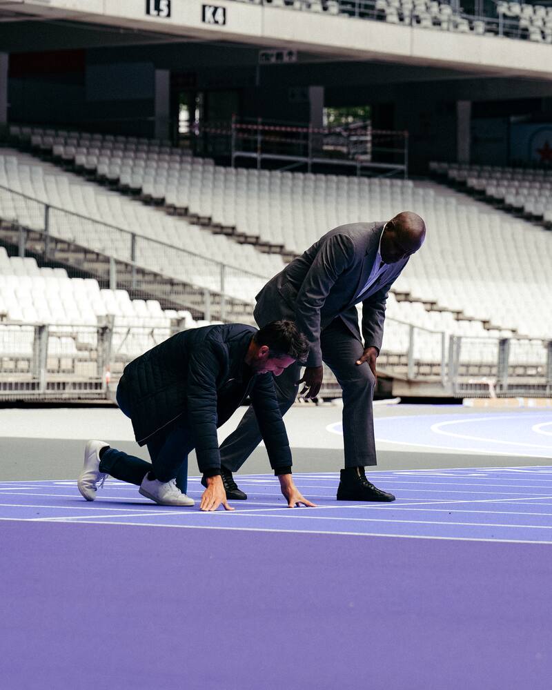 Paris 2024 y el innovador color que tendrá la pista atlética. Foto: Paris2024