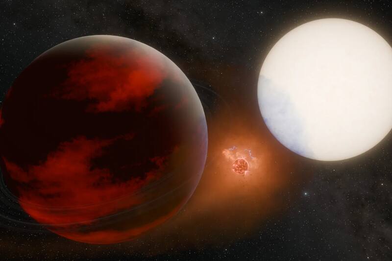 Estudios revelan la existencia de una luna volcánica.