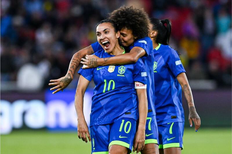 La leyenda del fútbol mundial y reciente campeona de la Copa América, es candidata al Balón de Oro. Foto: Prensa Conmebol.