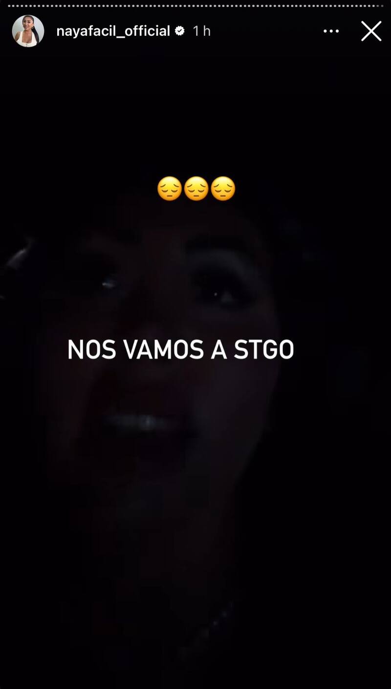 La influencer regresó a la capital después que se haya cancelado el Festival de Viña del Mar 2025.