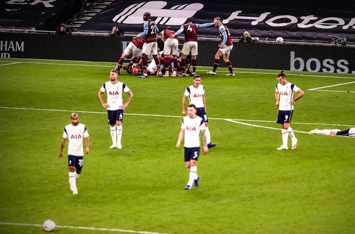 West Ham le arruinó el debut a Gareth Bale en el Tottenham con un golazo sobre la hora