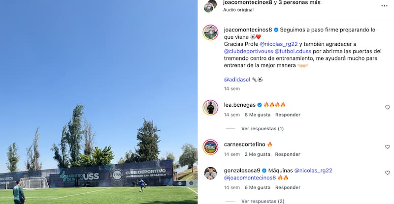 El delantero entrenando en la USS.