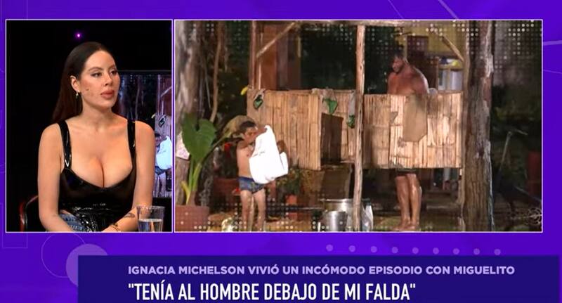 Ignacia Michelson relató incómodo episodio que vivó con Miguelito. Créditos: Pantallazo Zona Latina