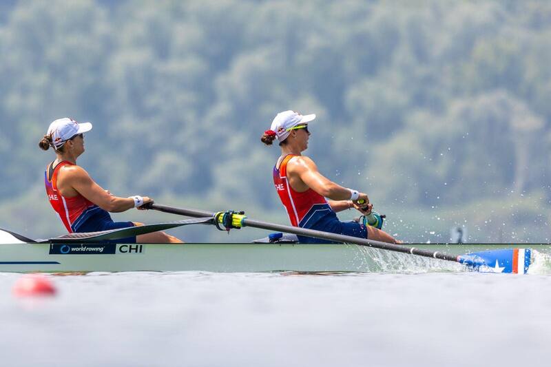 clasificaron a la semifinal de remo en Copa del Mundo de Chequia. Foto: Federación Chilena de Remo.
