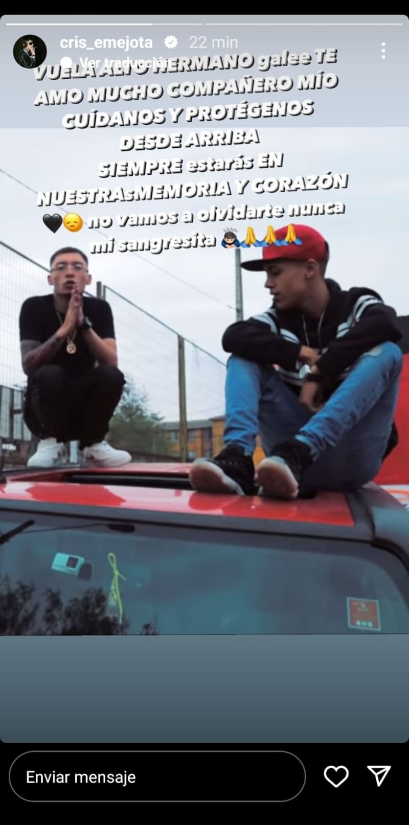 Historia de Cris MJ dedicada a Galee Galee.