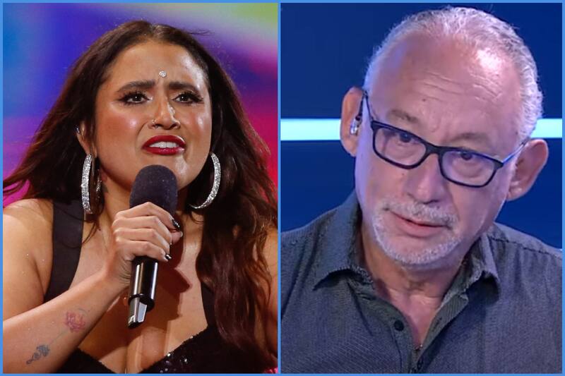 La comediante lanzó dura crítica contra el periodista.