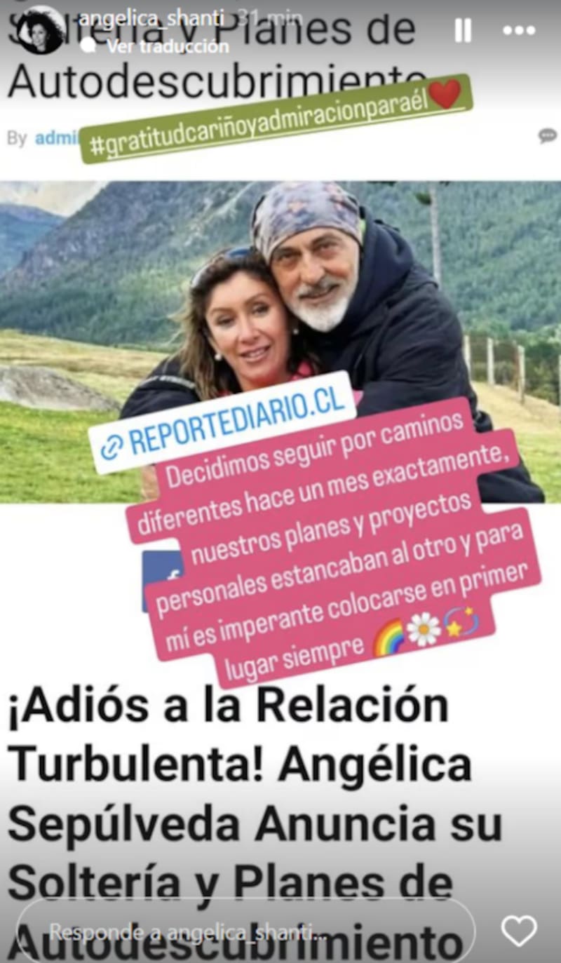 Angélica Sepúlveda y Gürsel Saglam estuvieron juntos por casi 5 años.