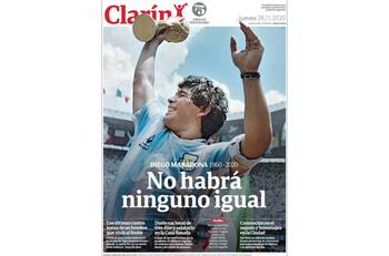 "Ad10s": Las 40 portadas más impresionantes en el mundo sobre la muerte de Maradona
