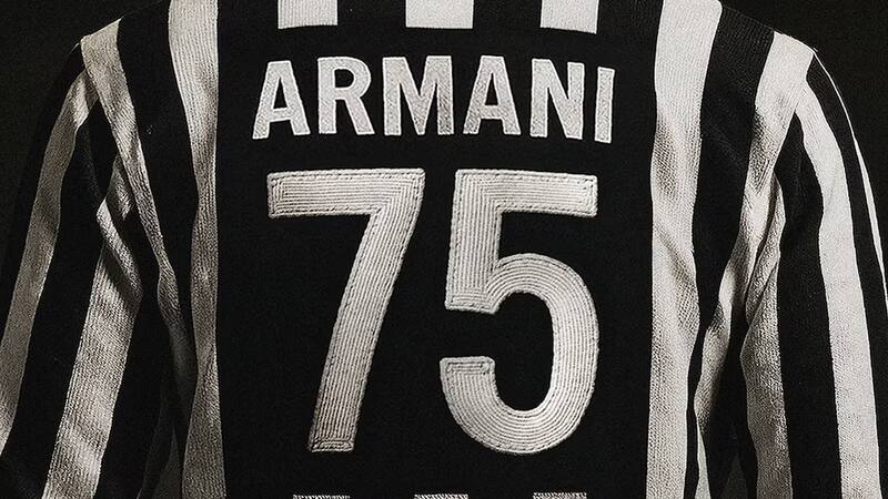 La imagen con que se promocionó la alianza entre Juventus y el diseñador.