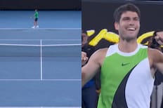 VIDEO | Djokovic se quedó con las ganas: el match point del primer Australian Open para Carlos Alcaraz