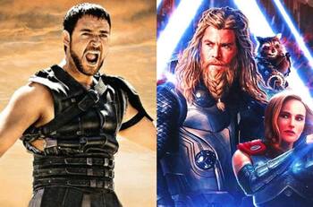 "Gladiador" conocerá al "Dios del Trueno": Confirman participación de Russell Crowe en "Thor: Love and Thunder"