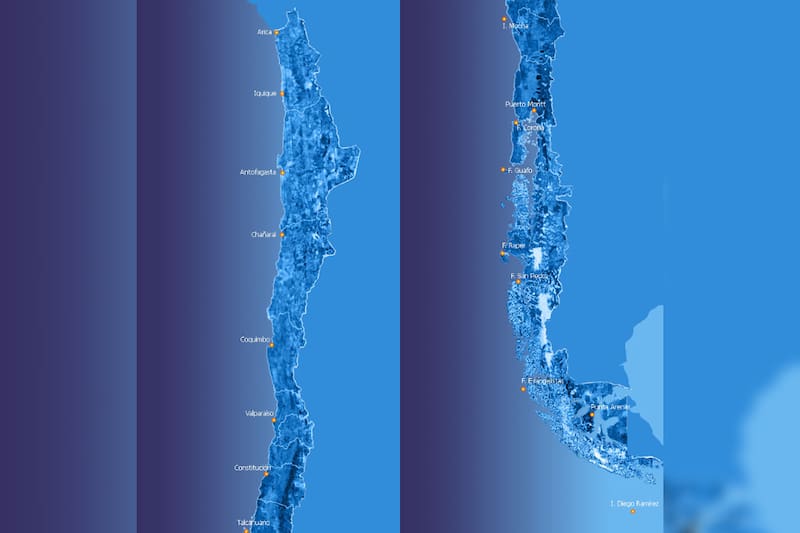 Las marejadas afectarán toda la costa del país.