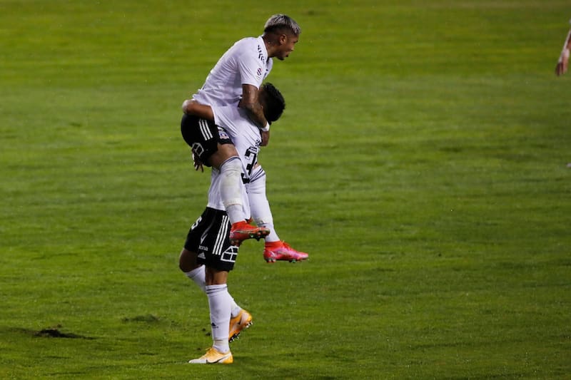en el partido de Colo Colo ante Ñublense por el Campeonato Nacional 2021.