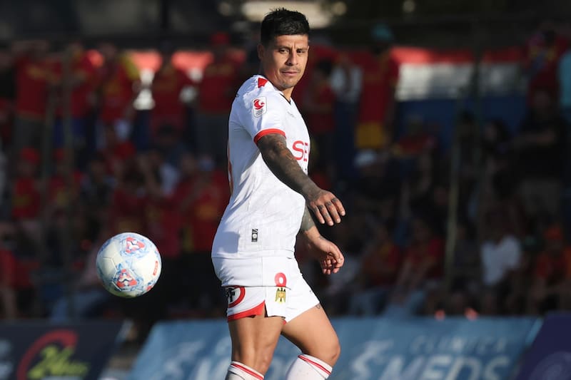 Delantero de Unión Española. Agencia Aton