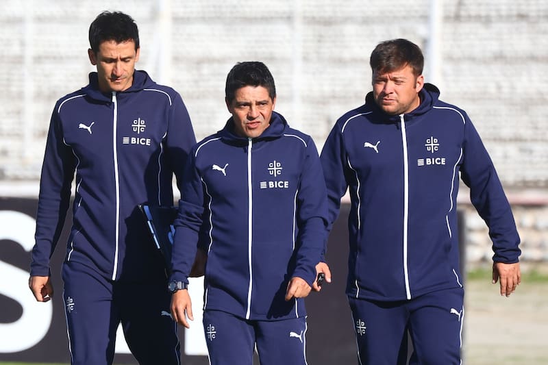 . Por ahora, el equipo sigue con cuerpo técnico interino. Foto: Cruzados.