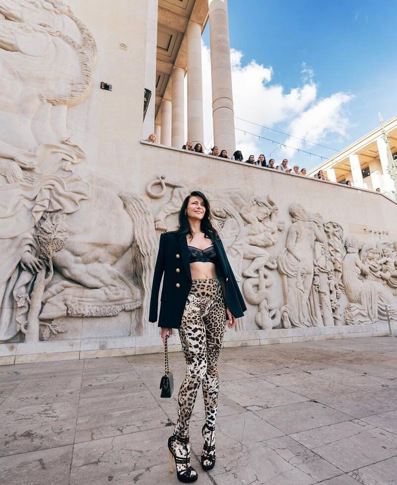 Tonka Tomicic en su viaje en París. Foto: Instagram.