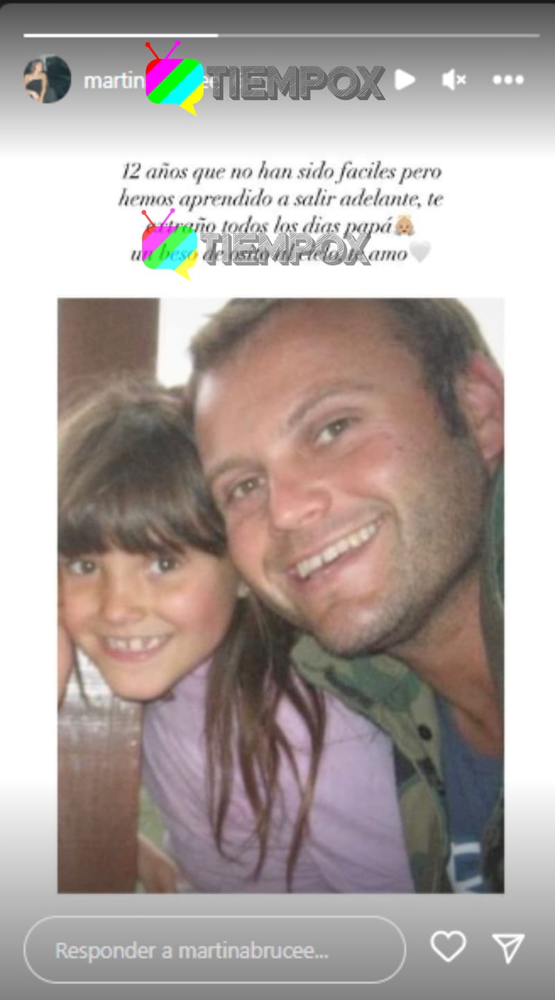 Roberto Bruce y su hija