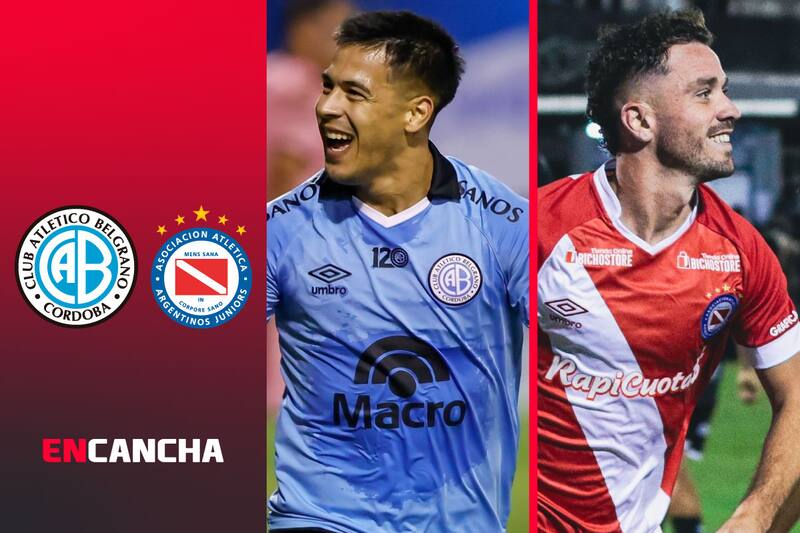 por la fecha 15 de la Liga Argentina. Foto: RRSS Belgrano y Argentinos Juniors.