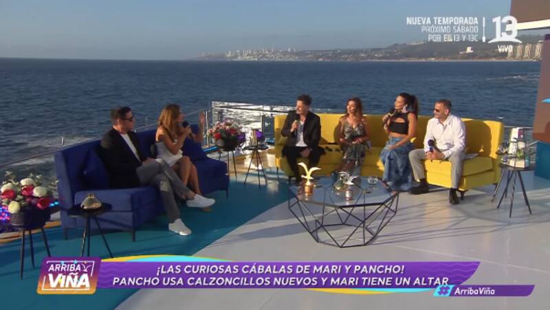 Pancho Saavedra y María Luisa revelaron sus cábalas en "Arriba Viña".