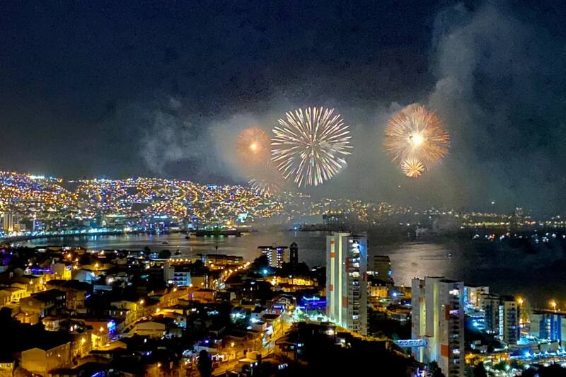 La Quinta Región recibirá el 2024 con varios shows pirotécnicos de 20 minutos cada uno.