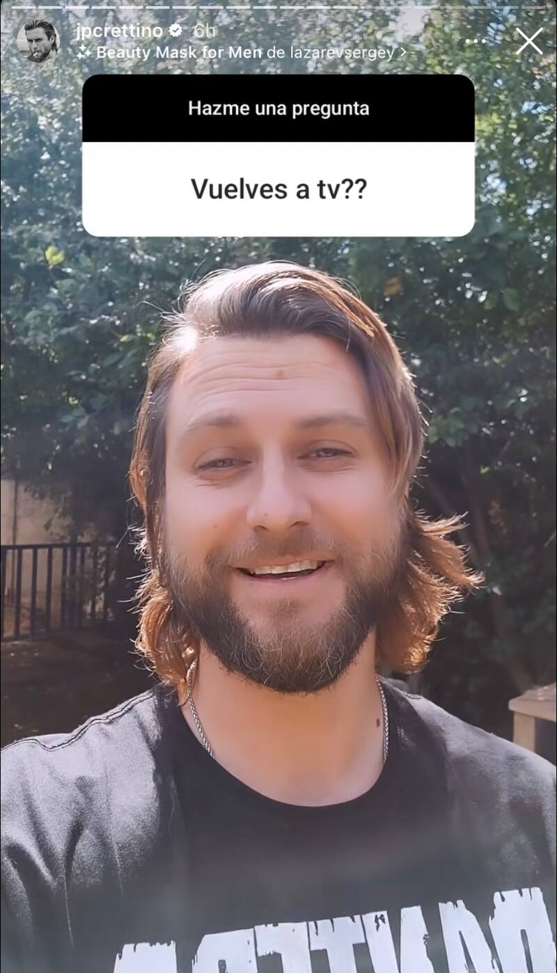 Jean Philippe Cretton reveló que podría regresar a la televisión.